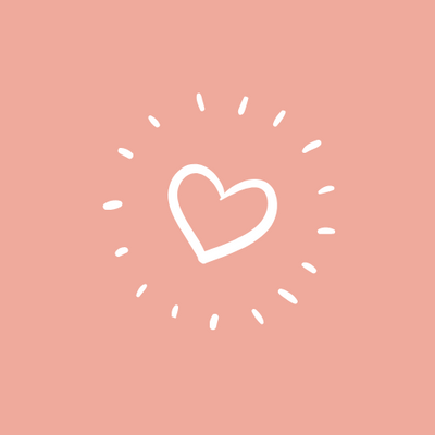 Logo de Bloomy Baby en forme de coeur. Site e-commerce qui propose des produits pour bébés, notamment dédiés à la diversification alimentaire