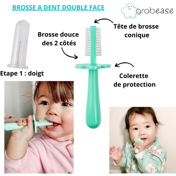 Brosses à dents bébé manuelles ergonomiques ou électriques – Bloomy Baby