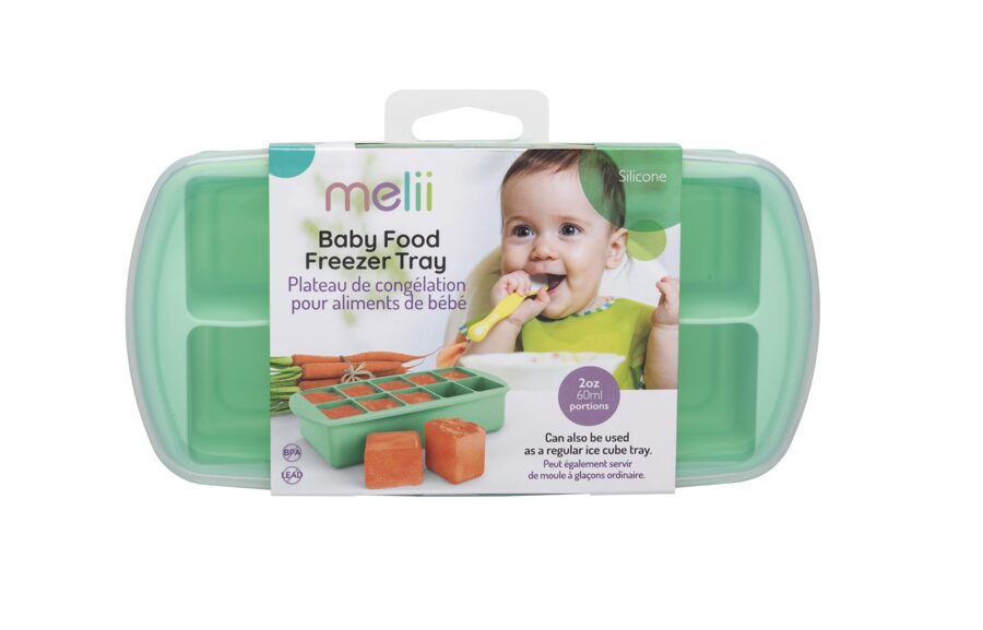 Souper Cubes MyMilk Plateau de congélation pour aliments pour bébé avec  couvercle – Plateau de congélation en silicone de 14 ml – Récipient de  rangement parfait pour les aliments pour bébés, les 