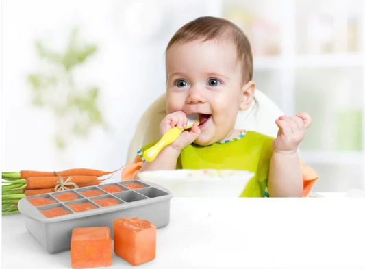 Moules en silicone bébé pour congeler, cuisiner et conserver – Bloomy Baby